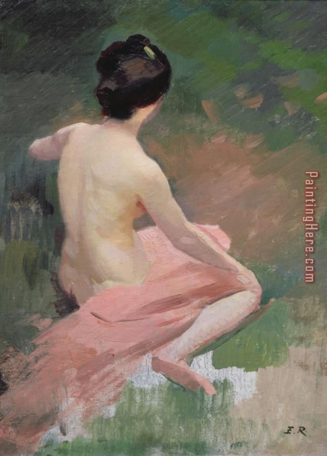 Jules Ernest Renoux Female Nude